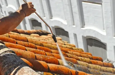 Nettoyage de toitures - Crocq